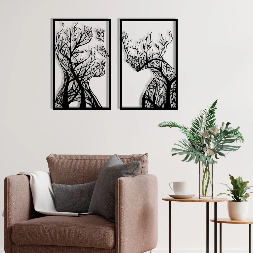 Acessório Decorativo de Parede Lutuf – Preto – 86 x 63 cm