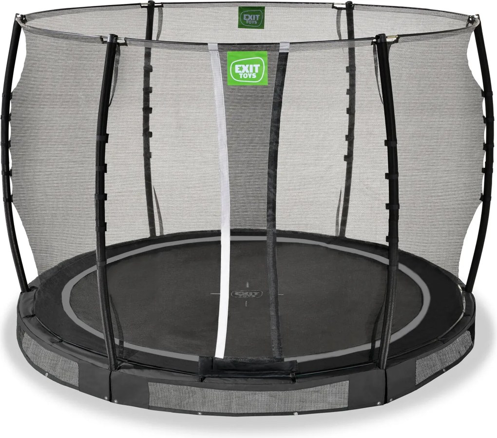Trampolim redondo de solo Allure Classic ø305 cm - preto