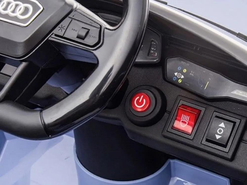 Carro Elétrico infantil Audi RS6 12v, módulo de música, banco em pele, pneus de borracha EVA