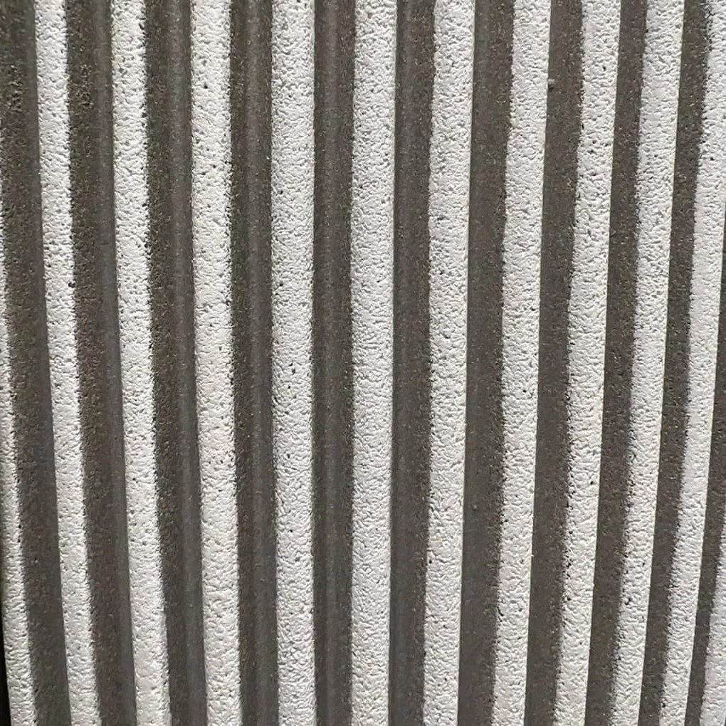 Vaso Groove 43x41 cm marfim