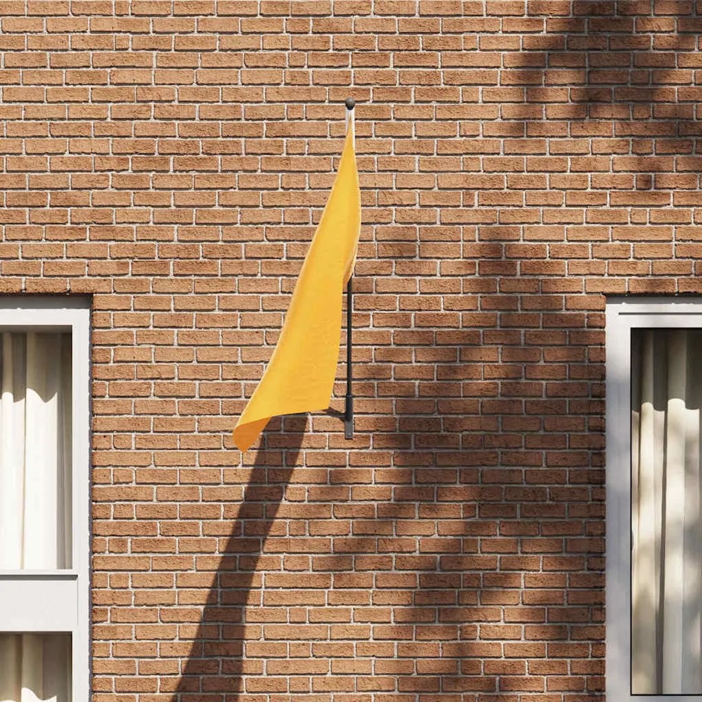 vidaXL Suporte de Poste para Bandeira Preto 15 x 3 x 0,35 cm Aço