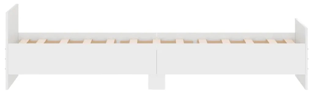 Estrutura de Cama Moon - 75x190 cm - Branco - Design Moderno