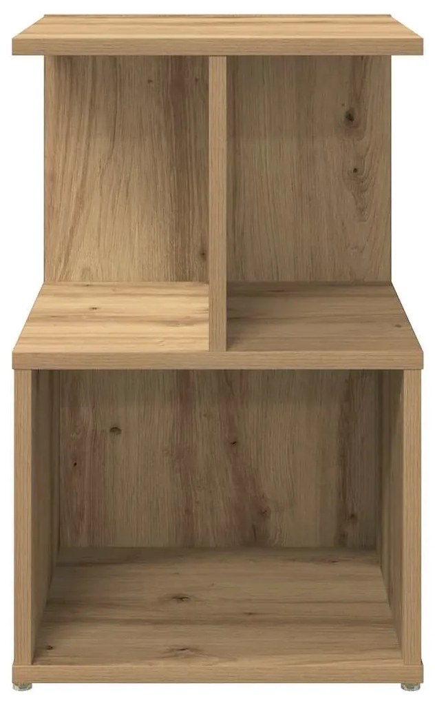 Mesa cabeceira 35x35x55 cm derivados madeira carvalho artisiano