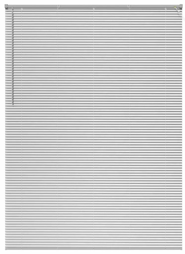 Persiana de Janela com cortinas Outros Manual Prata 155 x 220 cm Alumí
