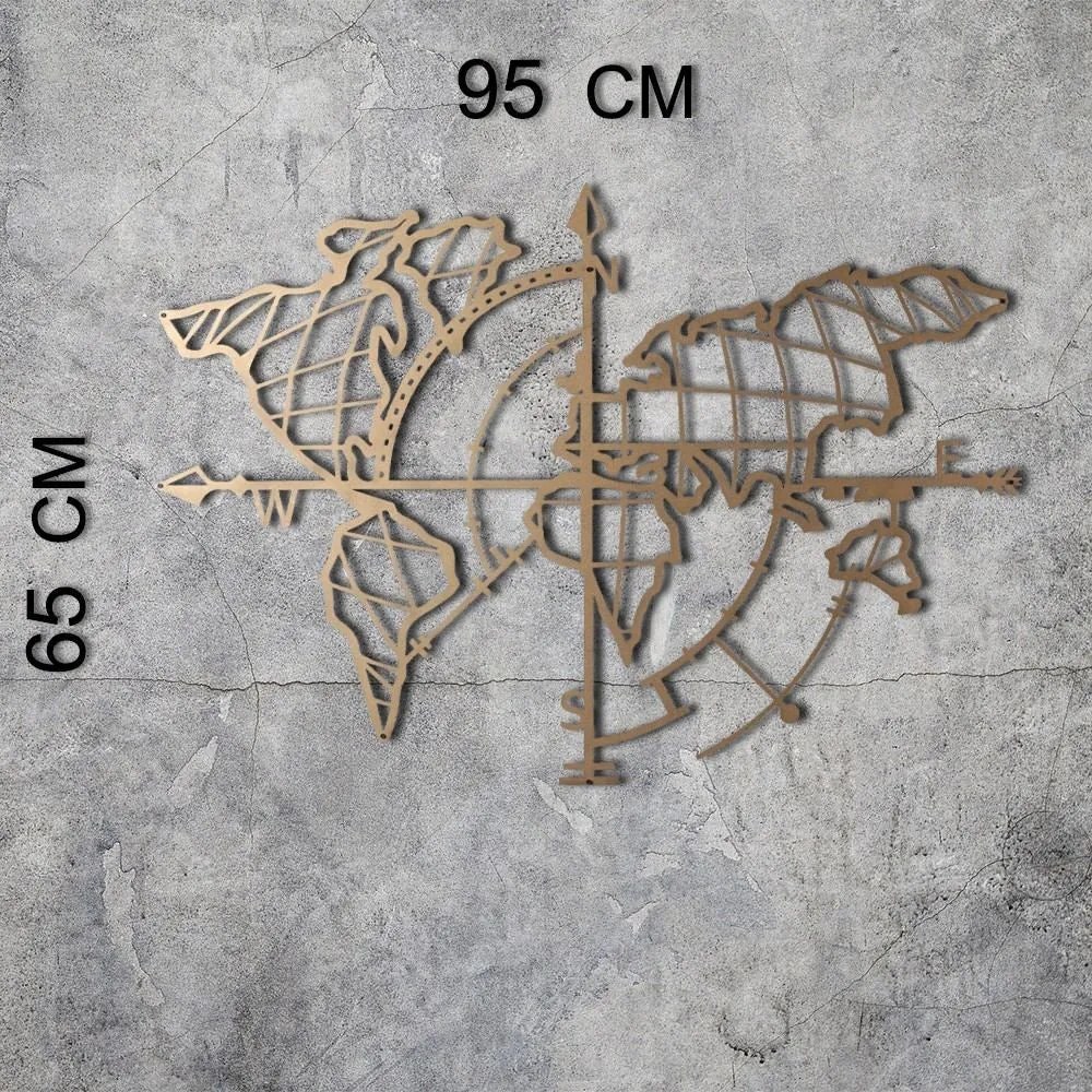 Acessório Decorativo de Parede Mt-04 – Dourado – 65 x 95 cm