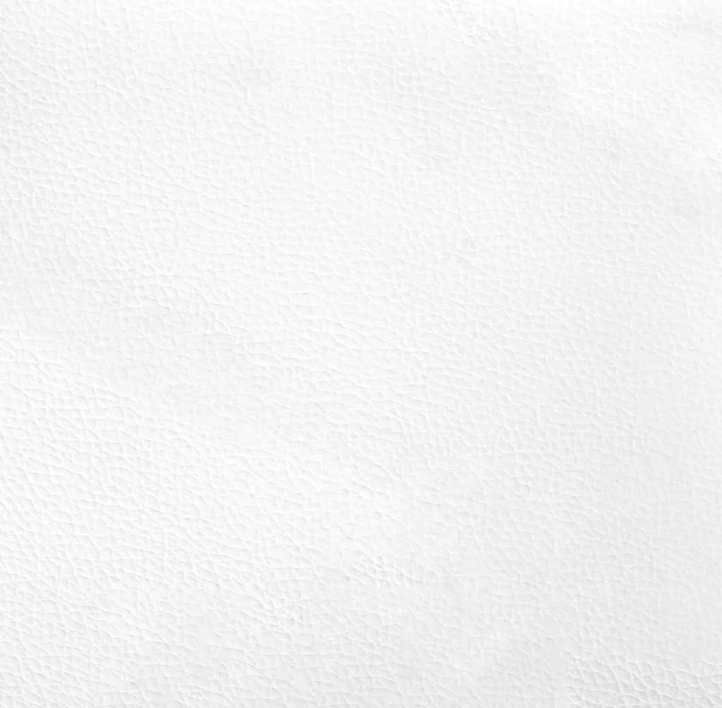 Cadeiras de jantar 2 pcs couro artificial branco