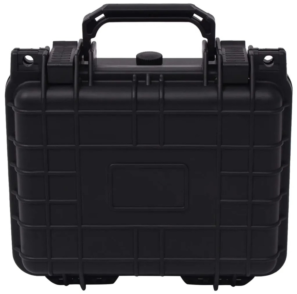 vidaXL Caixa protetora de equipamento 27x24,6x12,4 cm preto