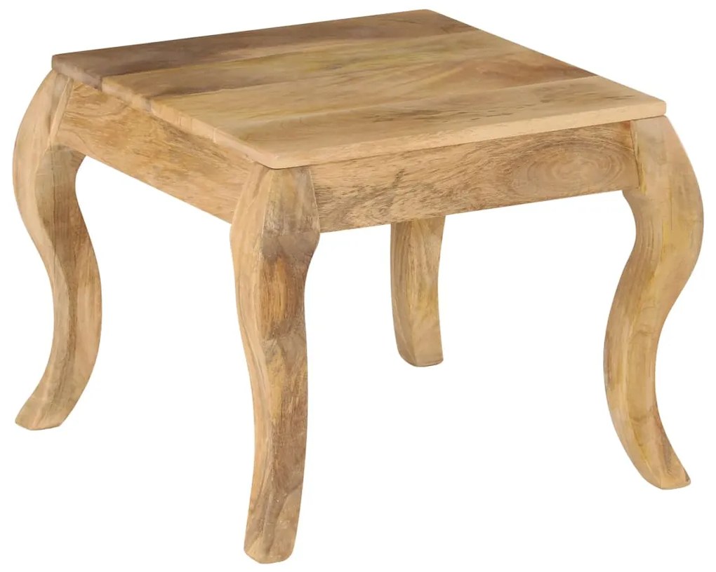 Mesa de apoio 45x45x40 cm madeira de mangueira maciça