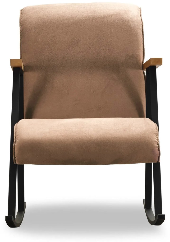 Cadeira de Balanço Yoka – Castanho Claro – 86x71x65 cm
