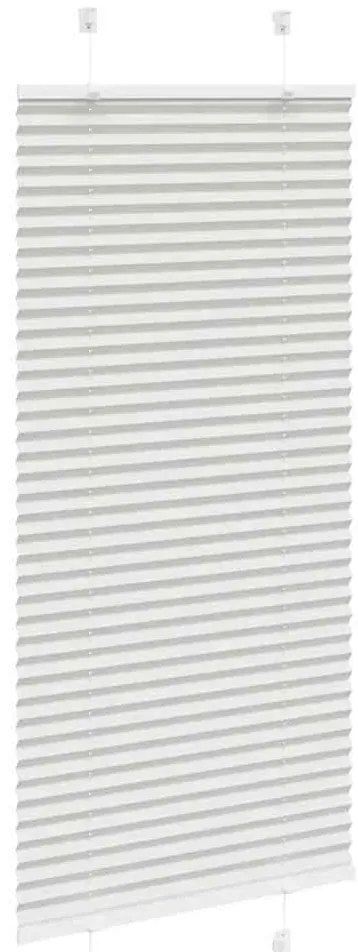 Cinzento Luz Plissada Cega 60x150 cm Largura Tecido 59,4 cm