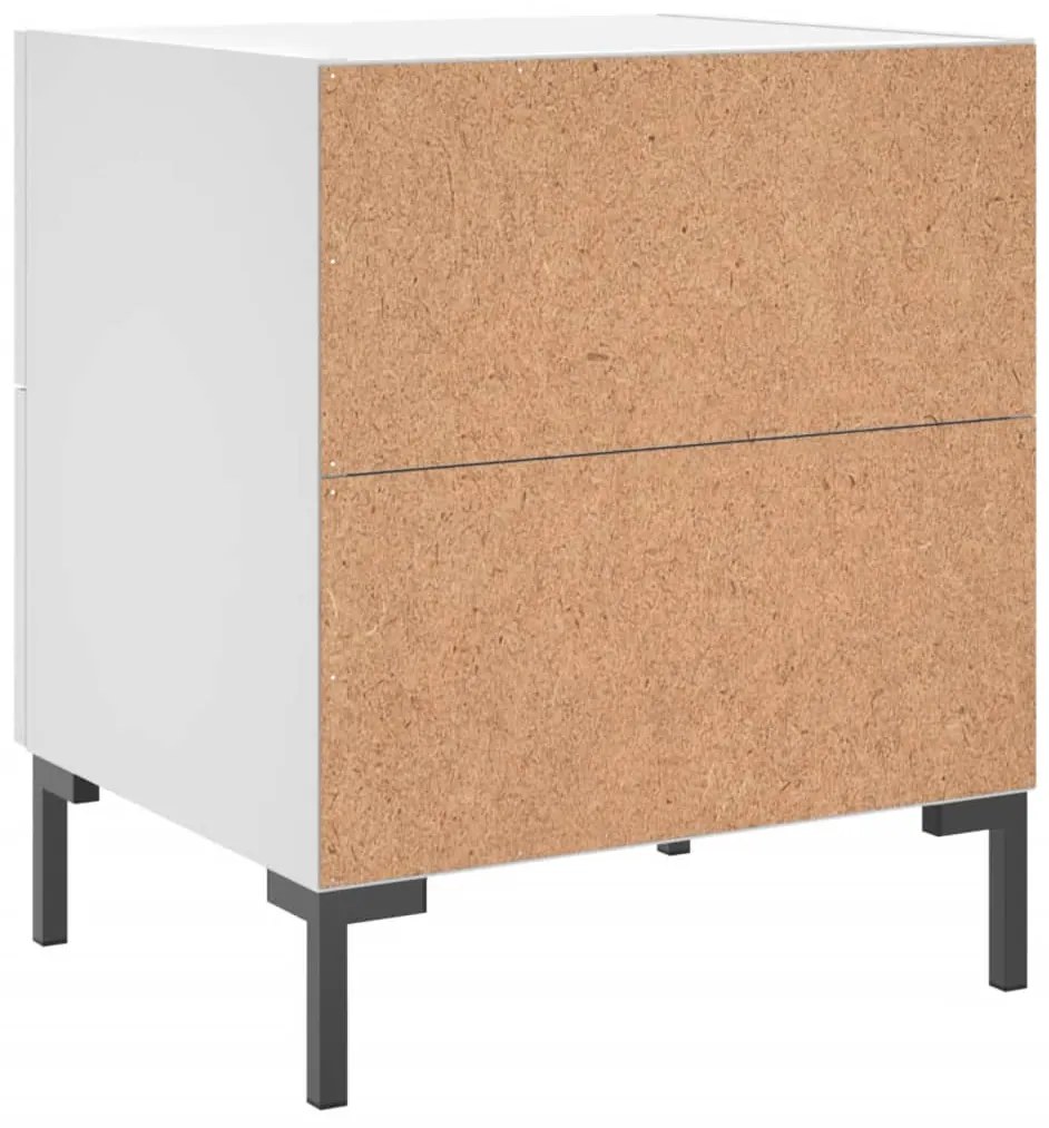 Mesa de cabeceira 40x35x47,5 cm derivados de madeira branco