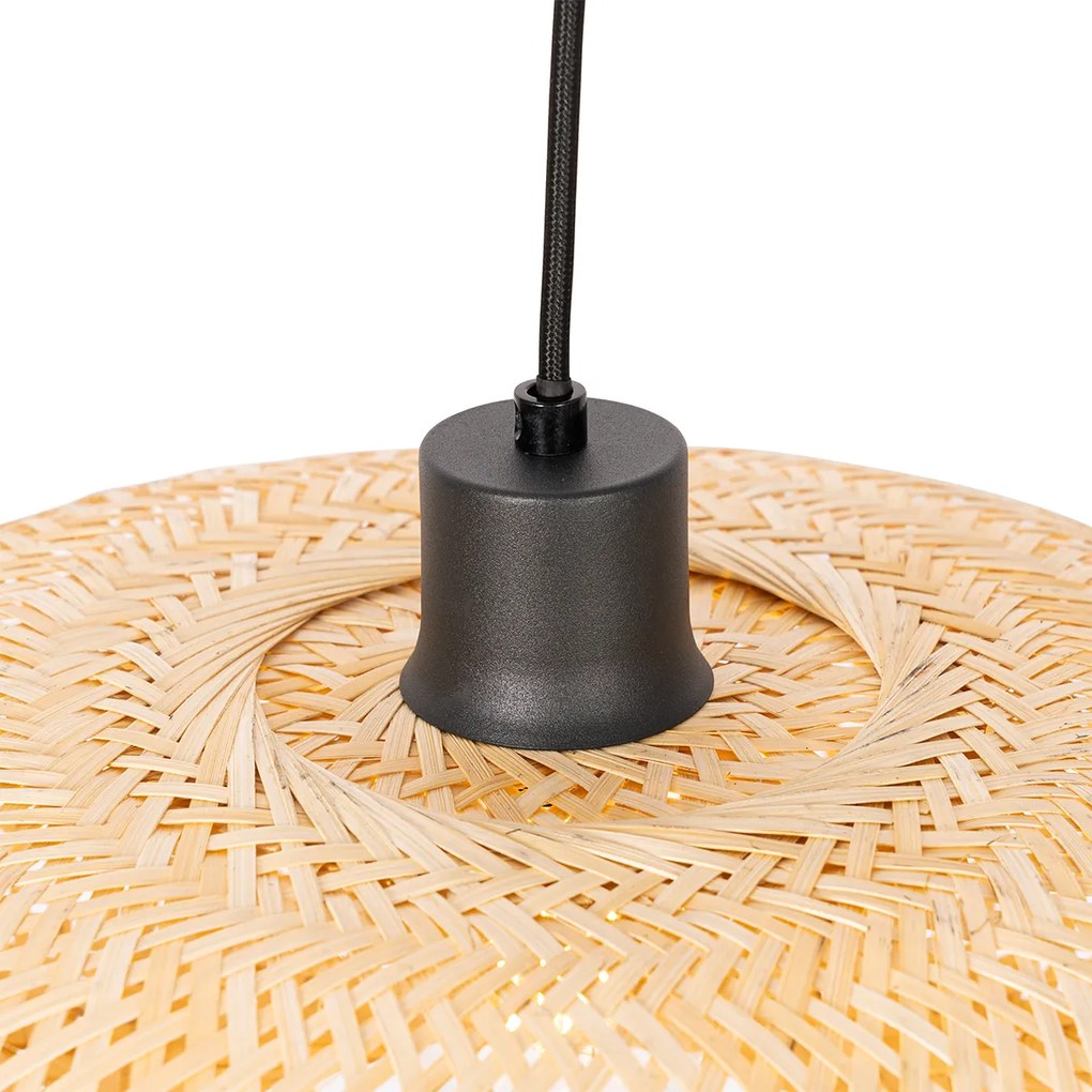 Candeeiro de suspensão oriental em bambu 40 cm - Ostrava Oriental