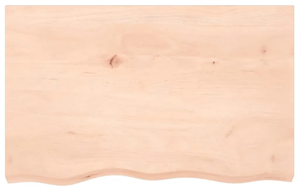 Prateleira de parede 80x50x(2-6) cm carvalho maciço não tratado
