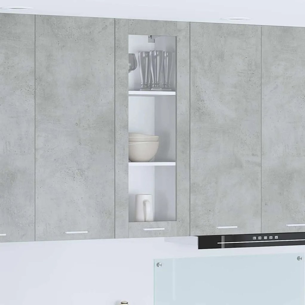 vidaXL Armário suspenso Cinzento 40 x 31 x 100 cm Madeira processada