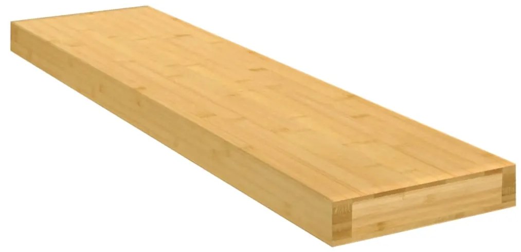 Prateleira de parede 80x20x4cm bambu