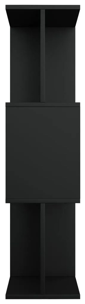 Estante/divisória 80x24x96 cm derivados de madeira preto