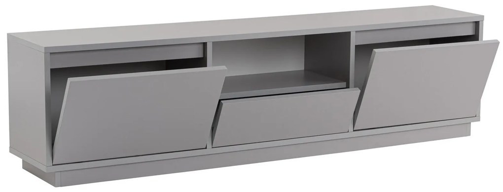 Móvel de TV Vanguard – Cinzento – 160x42x29,5 cm