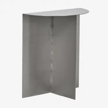 Mesa De Apoio 40x20 Cm Em Aço Inoxidável Nadina ↑45 Cm - Sklum