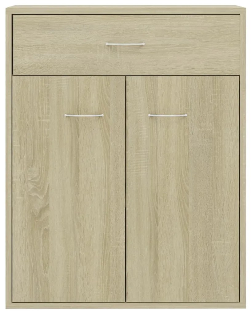 Aparador 60x30x75 cm contraplacado cor carvalho sonoma