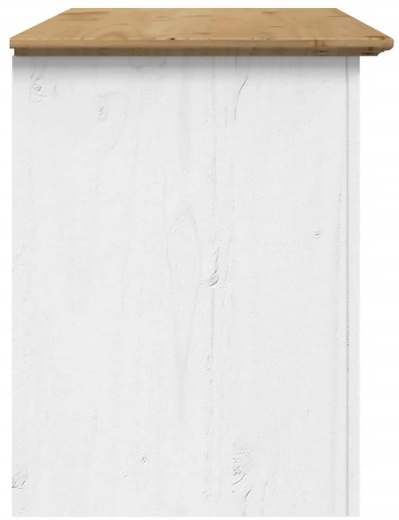Armário TV c/ 2 gavetas BODO 91,5x44,5x56 cm pinho castanho