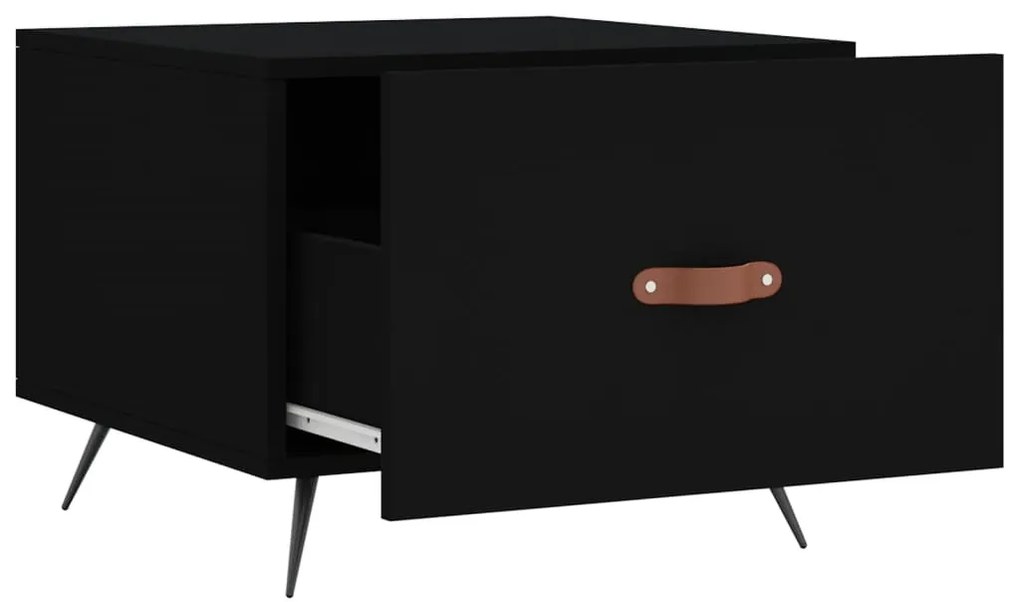 Mesa de centro 50x50x40 cm derivados de madeira preto