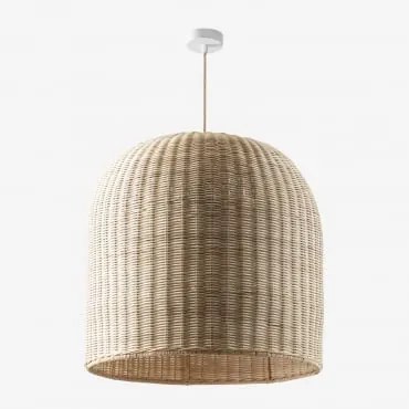 Lâmpada De Teto Flandes Natural - Branco & Ø60 Cm Flandes - Sklum