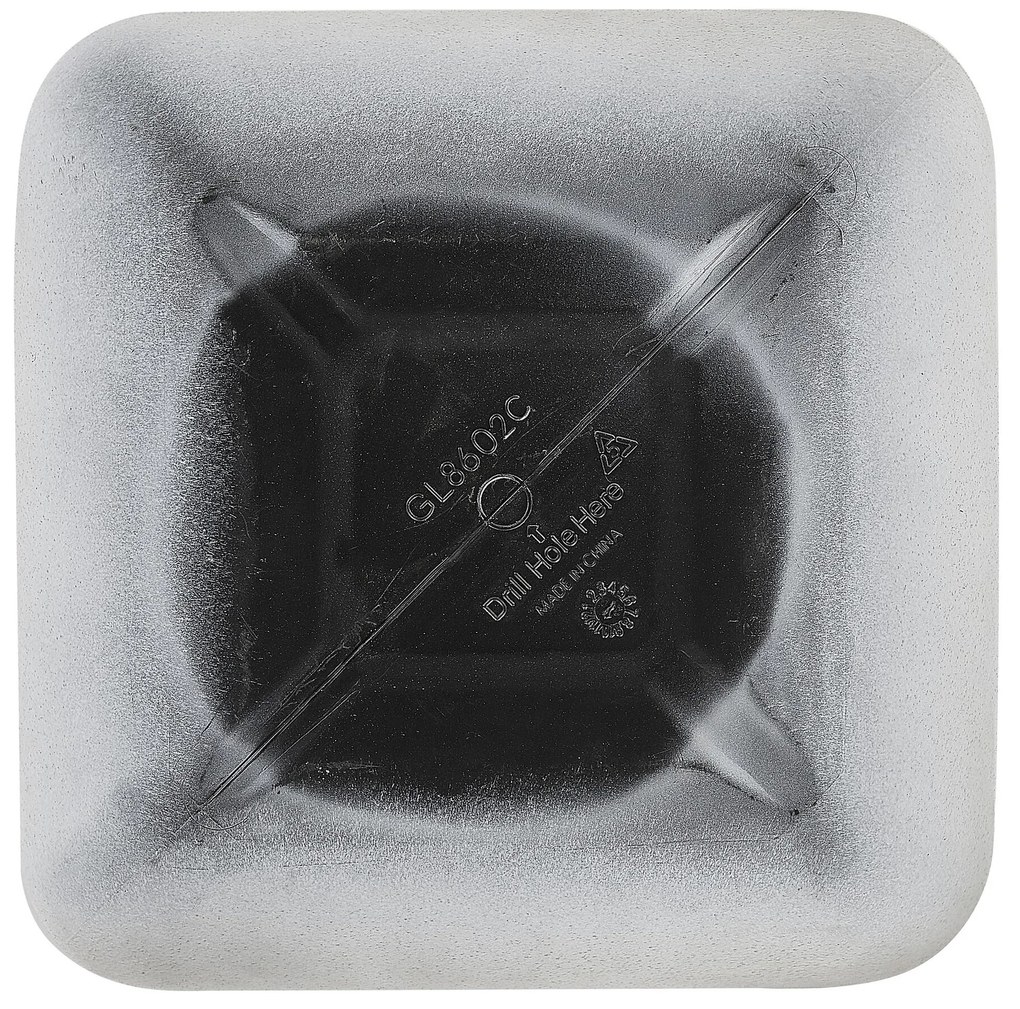 Vaso para plantas branco 38 x 38 x 37 cm PARIKIA Beliani