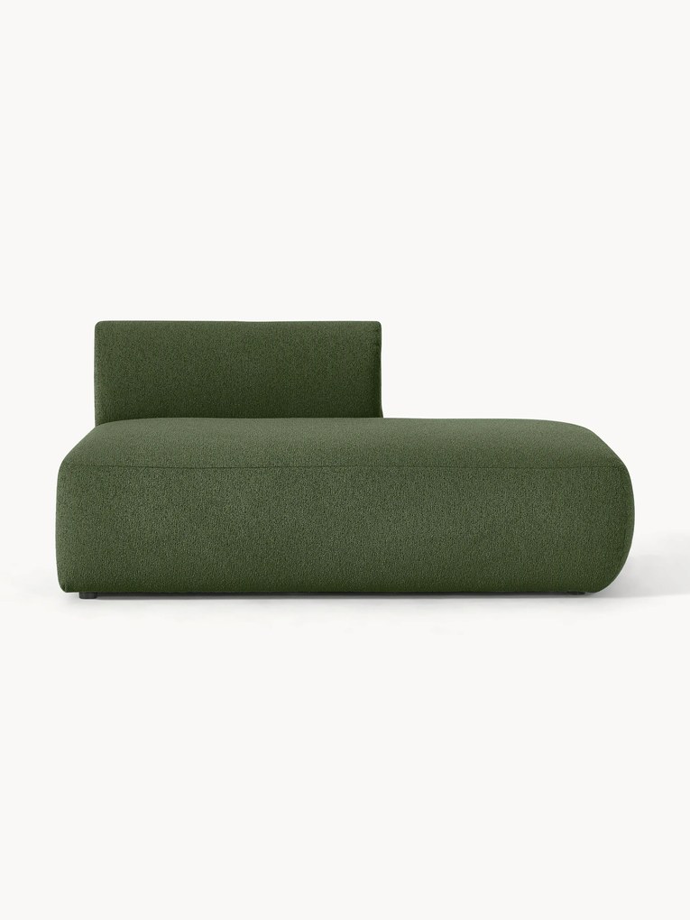 Módulo chaise longue em bouclé Sofia