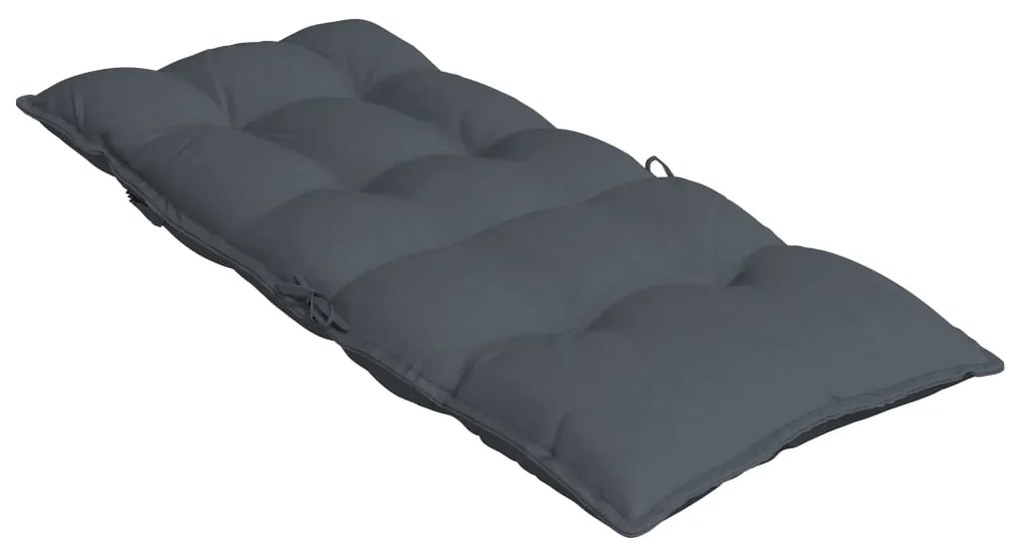 Almofadões p/ cadeira encosto alto 4pcs tecido oxford antracite