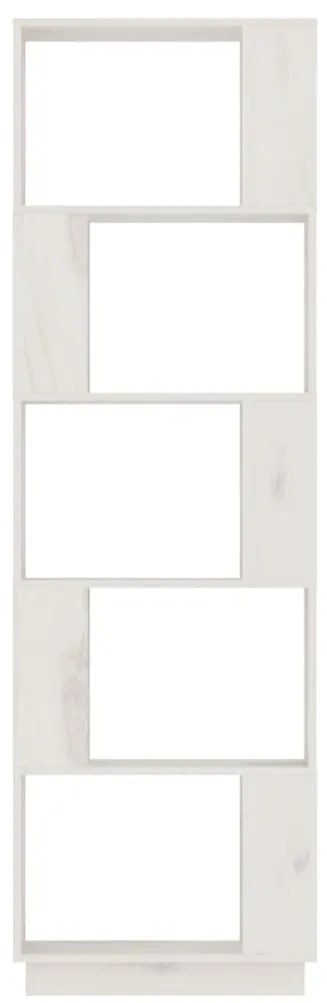 Estante/divisória 51x25x163,5 cm pinho maciço branco