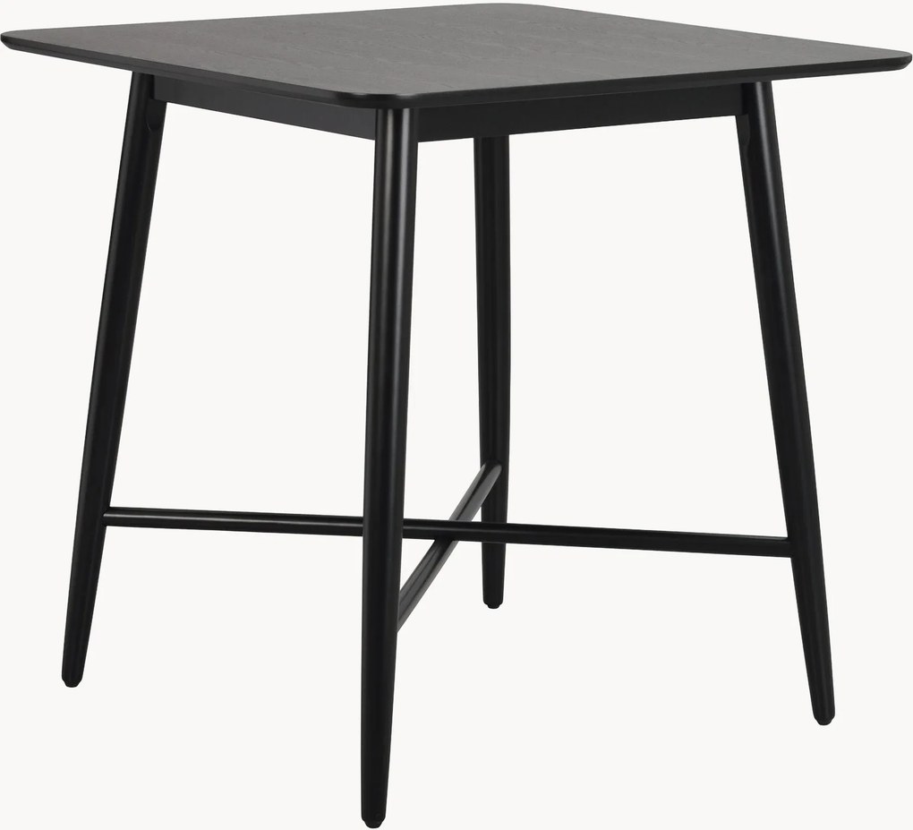 Mesa de bar com pernas em madeira de seringueira Lotta