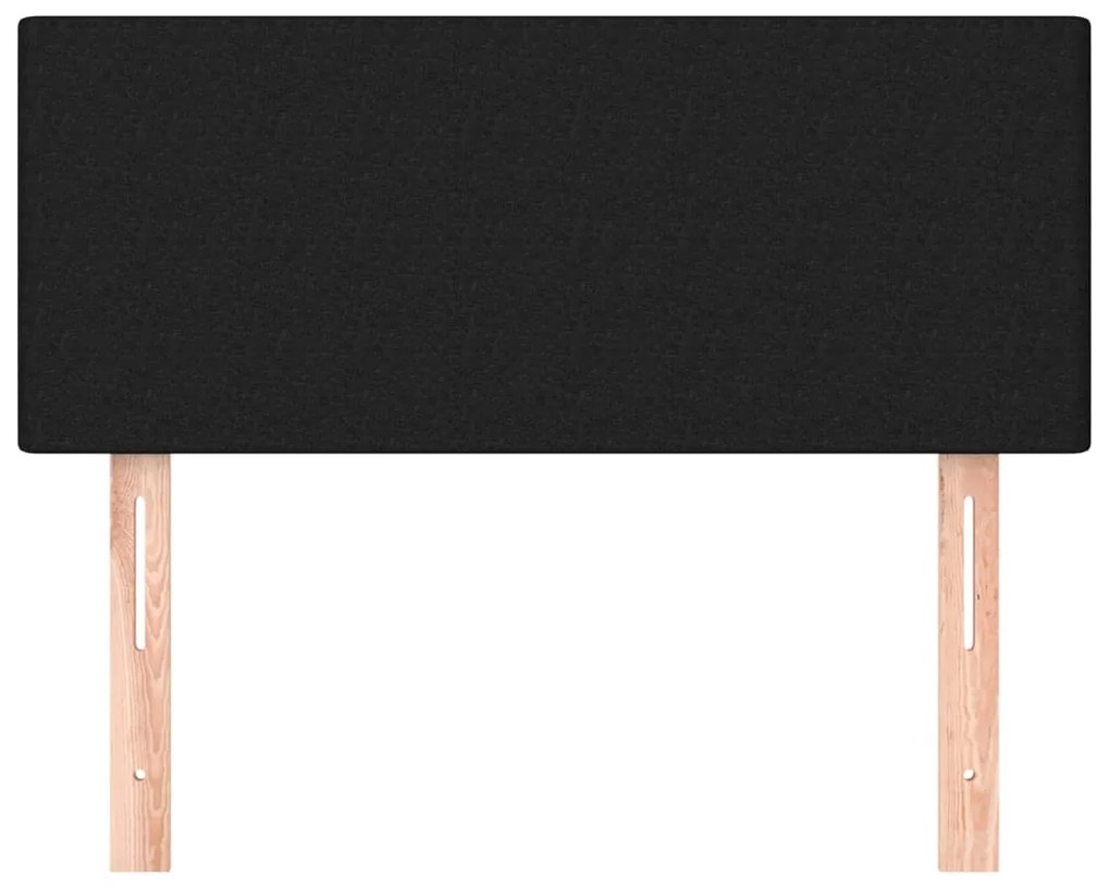 Cabeceira de cama tecido 90x5x78/88 cm preto