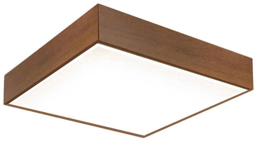 Caixa para painel Led 60x60cm madeira maciça