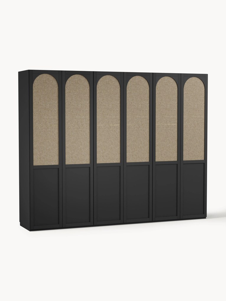 Roupeiro modular com portas articuladas Jeanne, L 300 cm, vários tamanhos