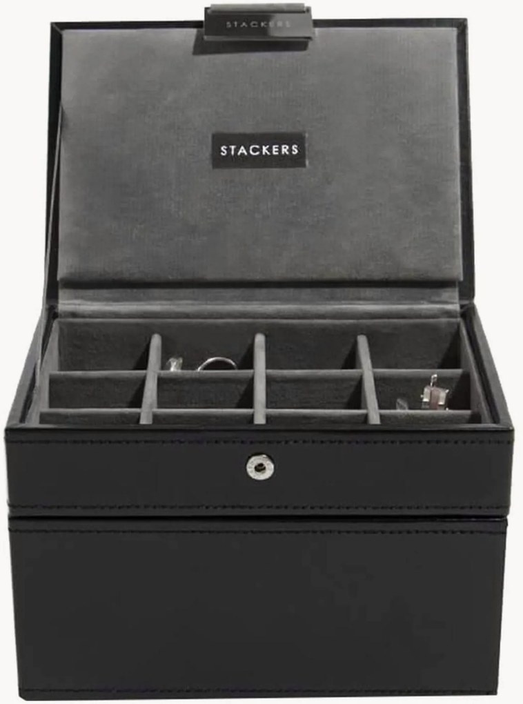 Caixas de joias Mini Black, conjunto de 2