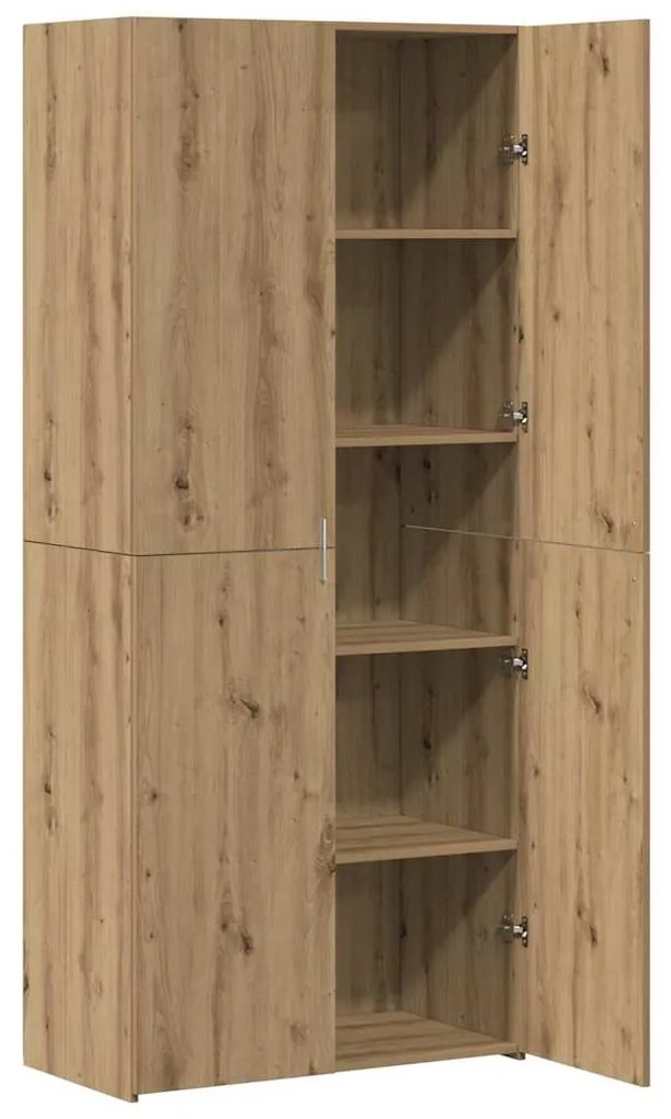 Buffet Alto Carvalho Artesanal 40x42.5x185 cm Madeira Engenheirada