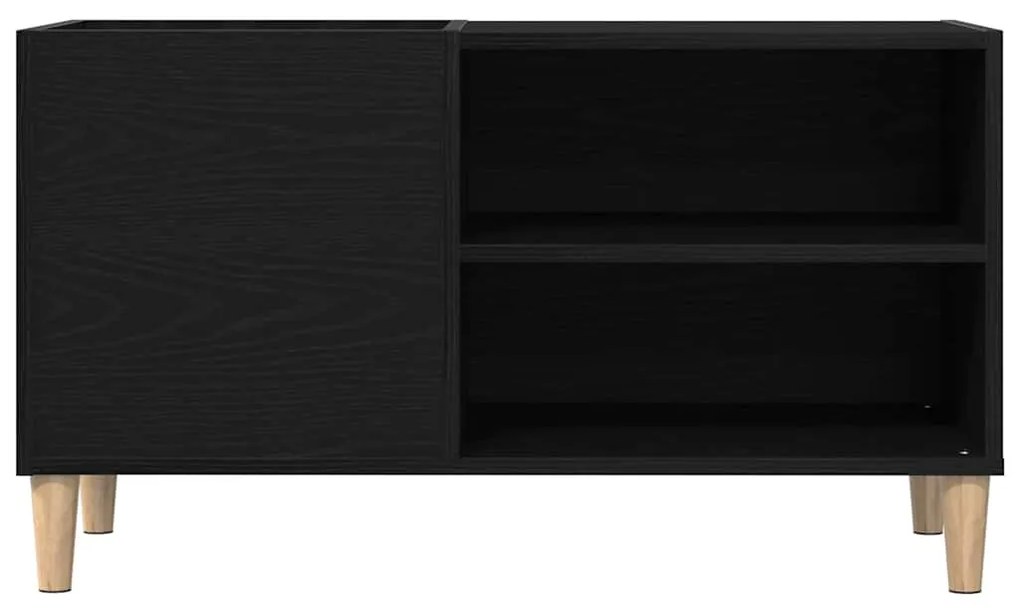 Armário de Registro vidaXL Carvalho Preto 84,5x38x48 cm Madeira de Eng
