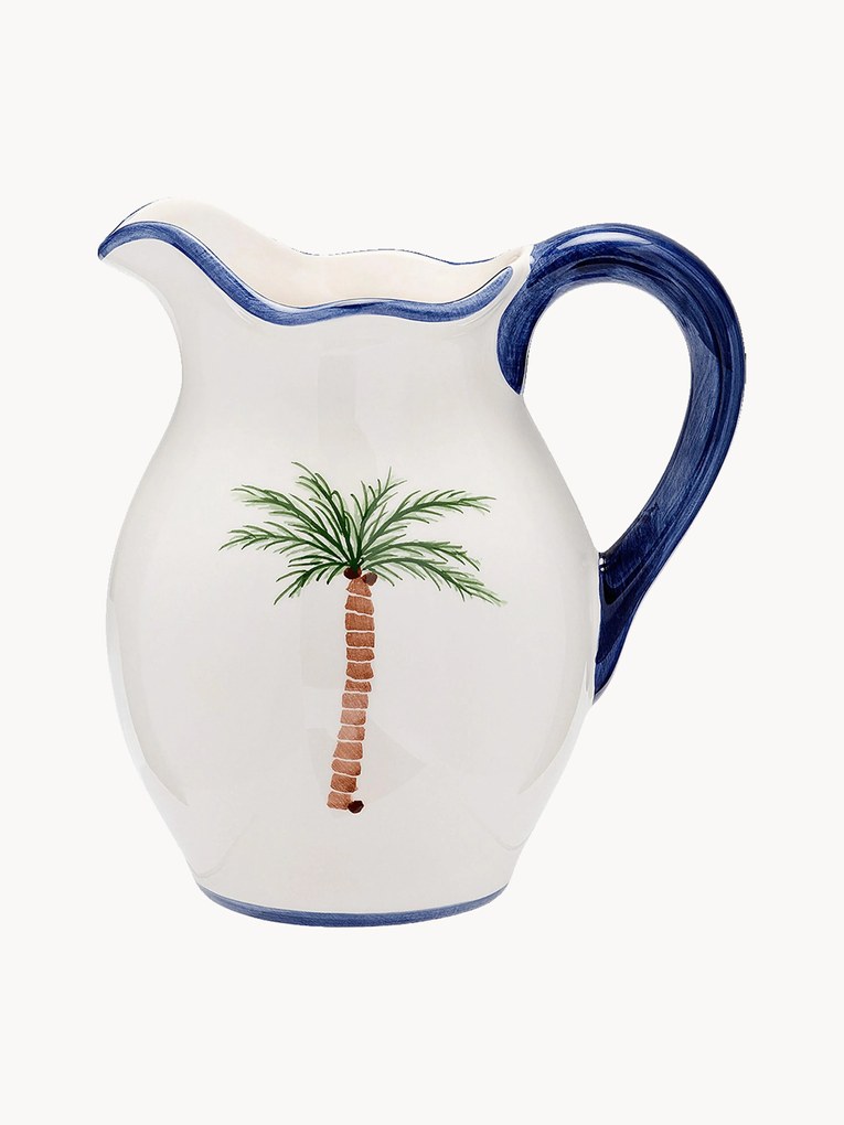 Jarro pintado à mão Palm Tree, 1,5 L
