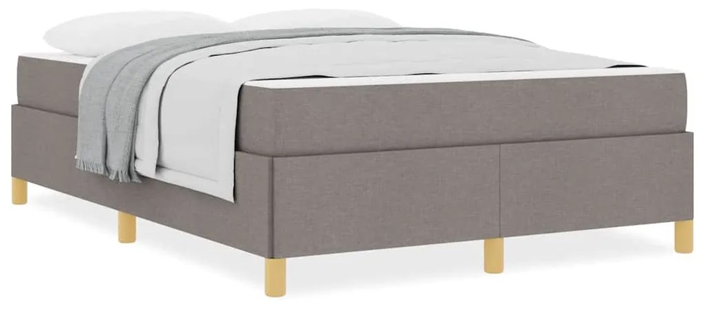 Cama Box Outros Taupe e Bege e Branco 140 x 200 cm Espuma