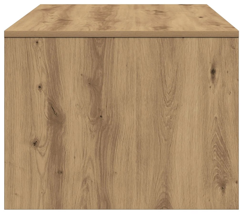 Mesa de Centro vidaXL - Carvalho Artisan - 102x55x43,5 cm - Feita de M