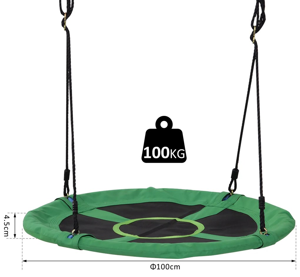 balanço de criança tecido exterior confortável do Oxford 100kg