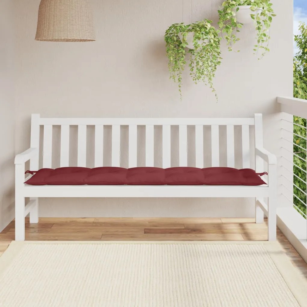 Almofadão p/ banco de jardim 180x50x7 cm mesclado tecido
