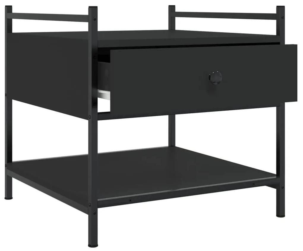 Mesa de centro 50x50x50 derivados de madeira preto