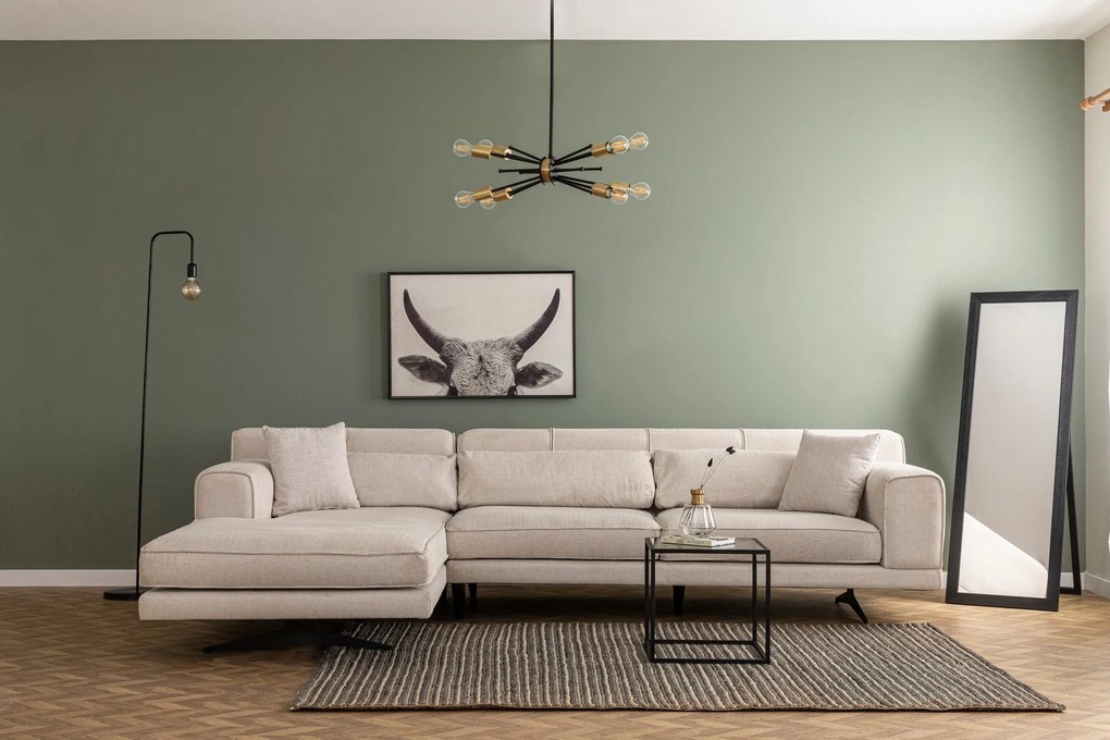 Sofá de Canto Jivago – Bege – 198 x 308 cm