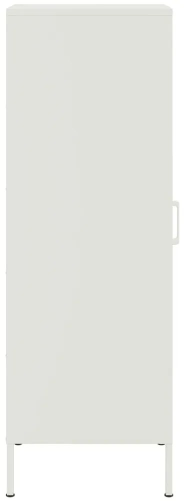 Aparador alto 36x39x113 cm aço branco