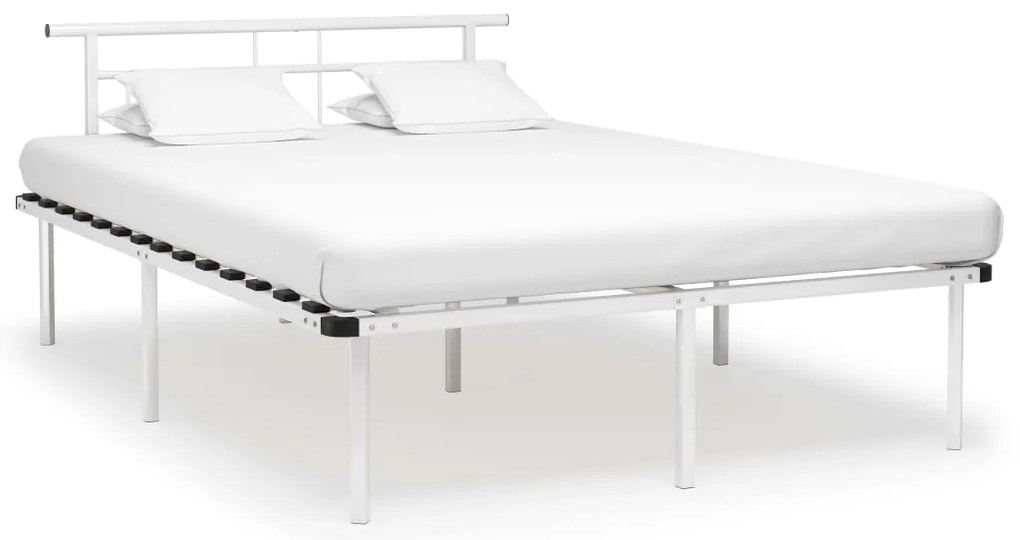 Estrutura de cama metal 160x200 cm branco