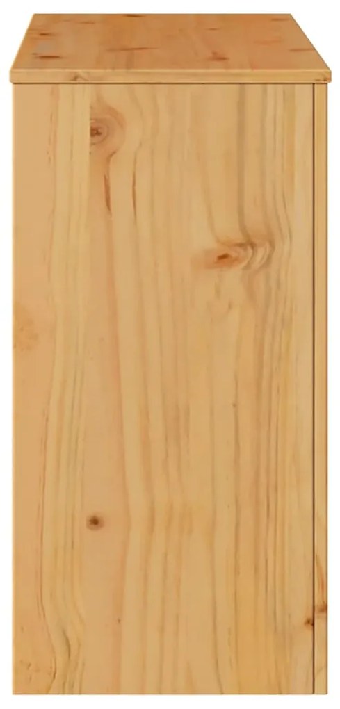 Mesa de Consola vidaXL "DRAMMEN" 89,5x37x73 cm Madeira Sólida de Pinhe