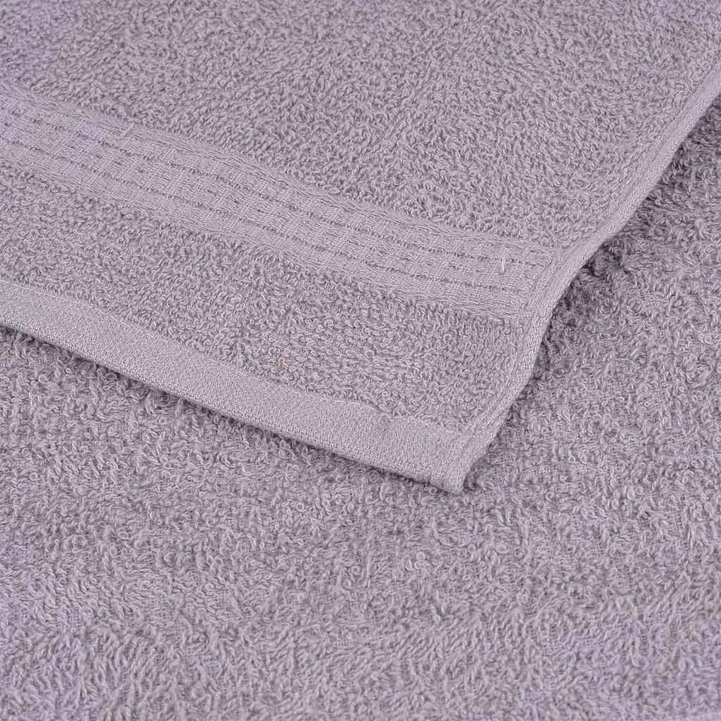 Toalhas de banho 4 pcs 70x140 cm 360 gsm 100% algodão cinzento