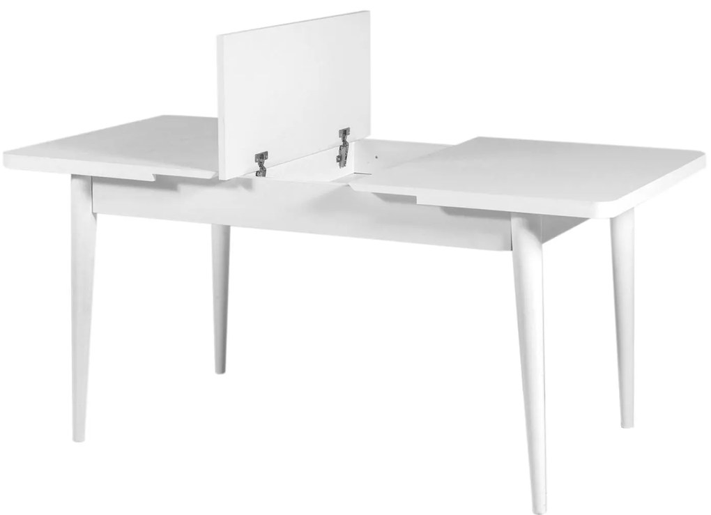 Mesa de Jantar Extensível Vina – Branco – 130x77x80 cm