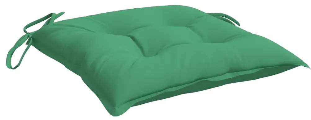 Almofadões para móveis de paletes 4 pcs tecido oxford verde